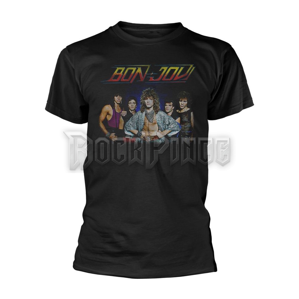 BON JOVI - TOUR '84 - Unisex póló - RTBON0003