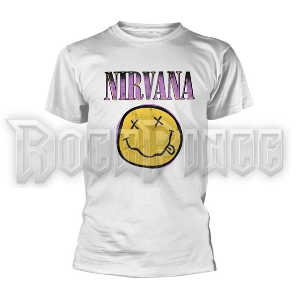 NIRVANA - XEROX SMILEY (WHITE) - Unisex póló - RTNIR30198