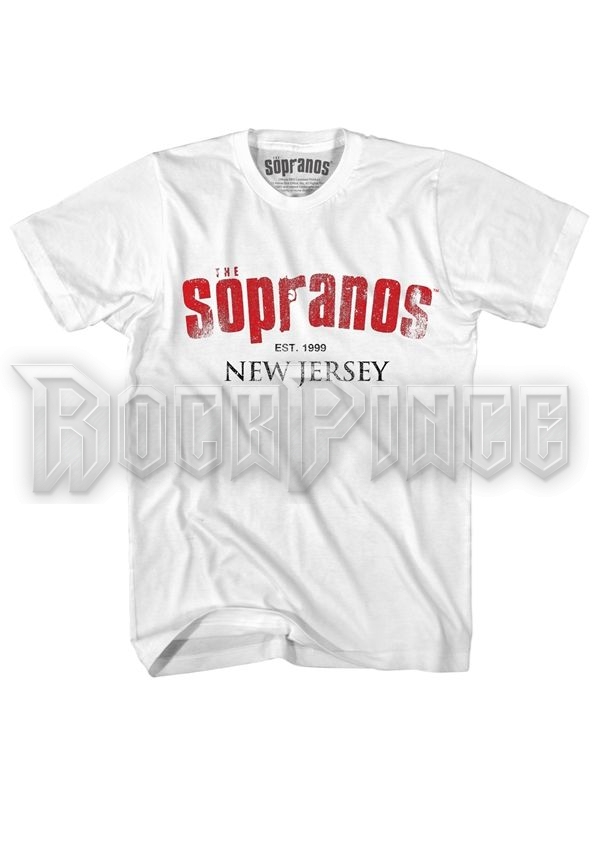 THE SOPRANOS - SOPRANOS NEW JERSEY LOGO - Unisex póló - XYZW18788