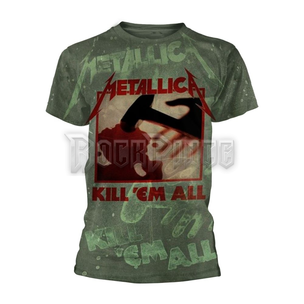 METALLICA - KILL 'EM ALL (ALL OVER) - unisex póló - PHDMTLTSOGKIL