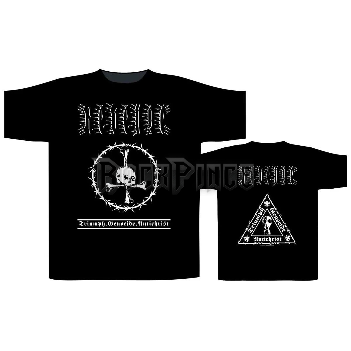 REVENGE - TRIUMPH GENOCIDE ANTICHRIST - unisex póló - ST2368