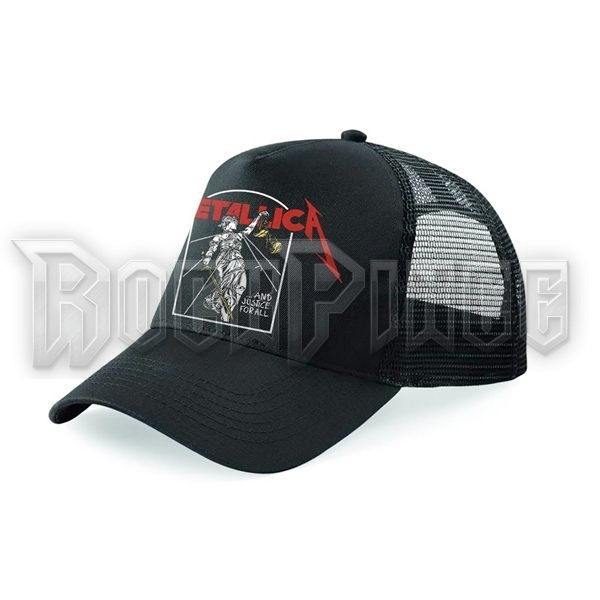 METALLICA - JUSTICE (TRUCKER CAP) - baseball sapka - RTMTLSBCBJUS