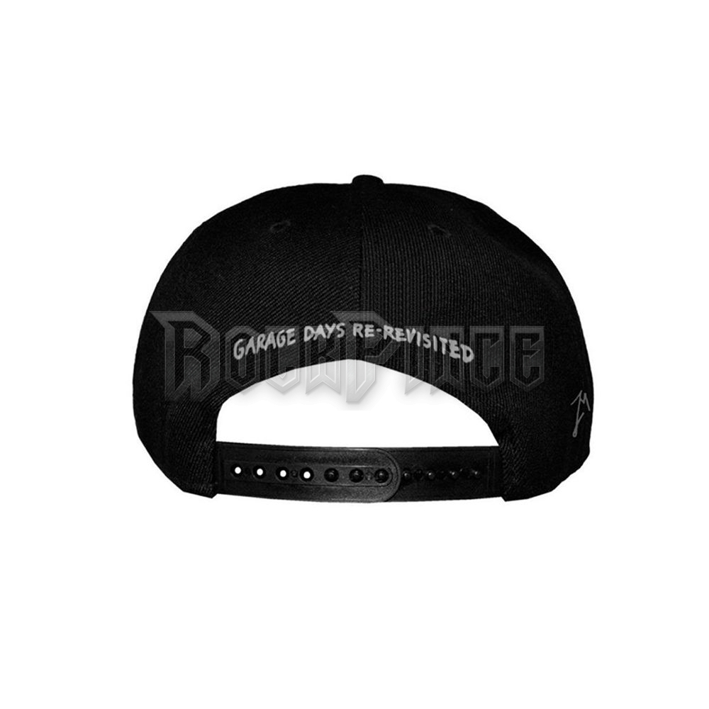 METALLICA - GARAGE SILVER LOGO (SNAPBACK) - baseball sapka - RTMTLSBCBGAR