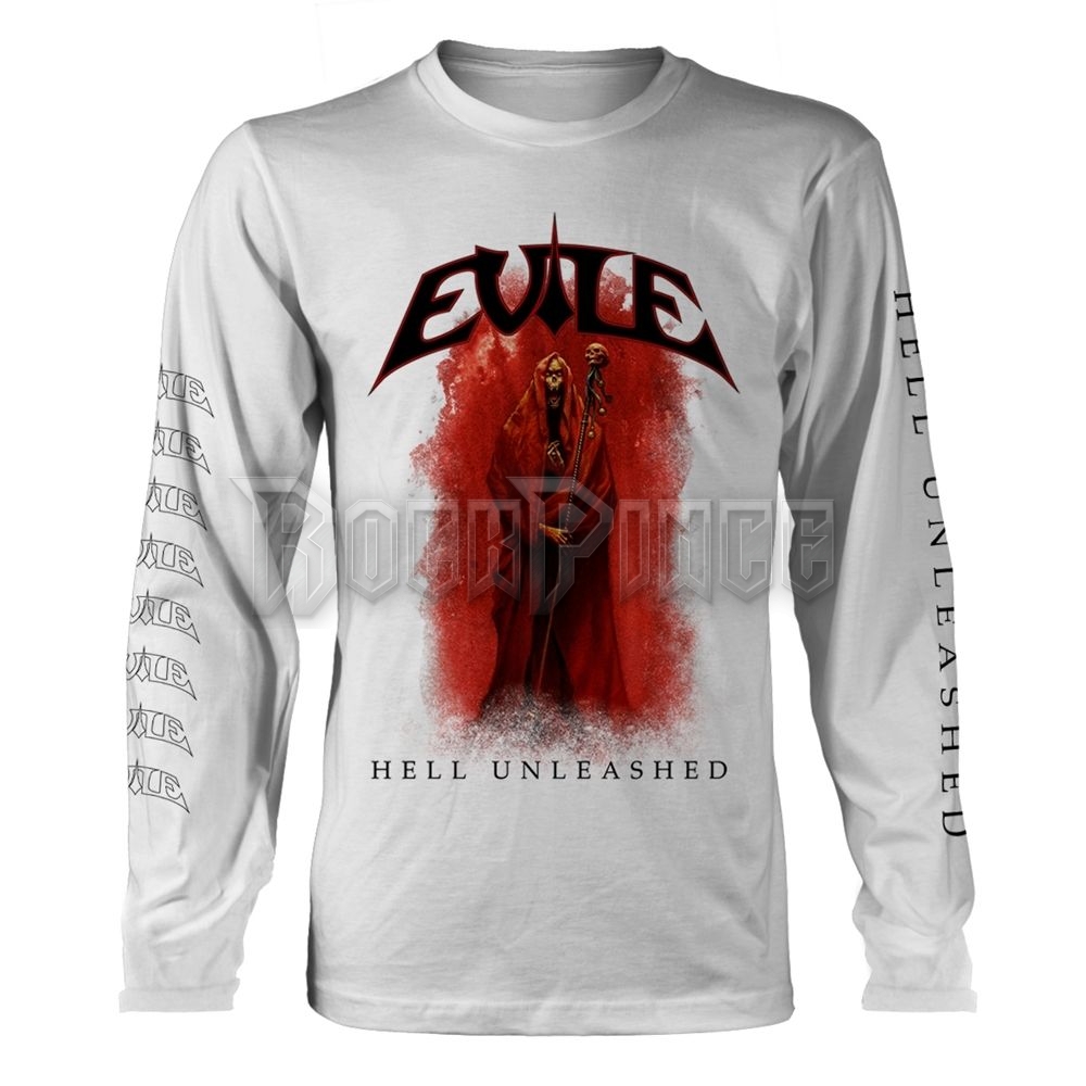 EVILE - HELL UNLEASHED (WHITE) - Hosszú ujjú póló- PH12547LS