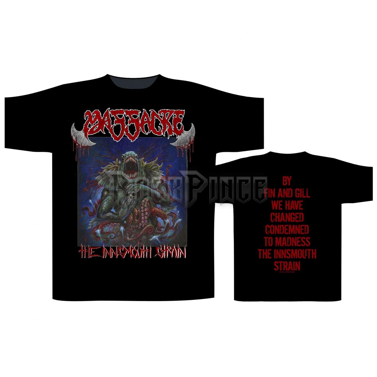 MASSACRE - THE INNSMOUTH STRAIN - unisex póló - ST2497