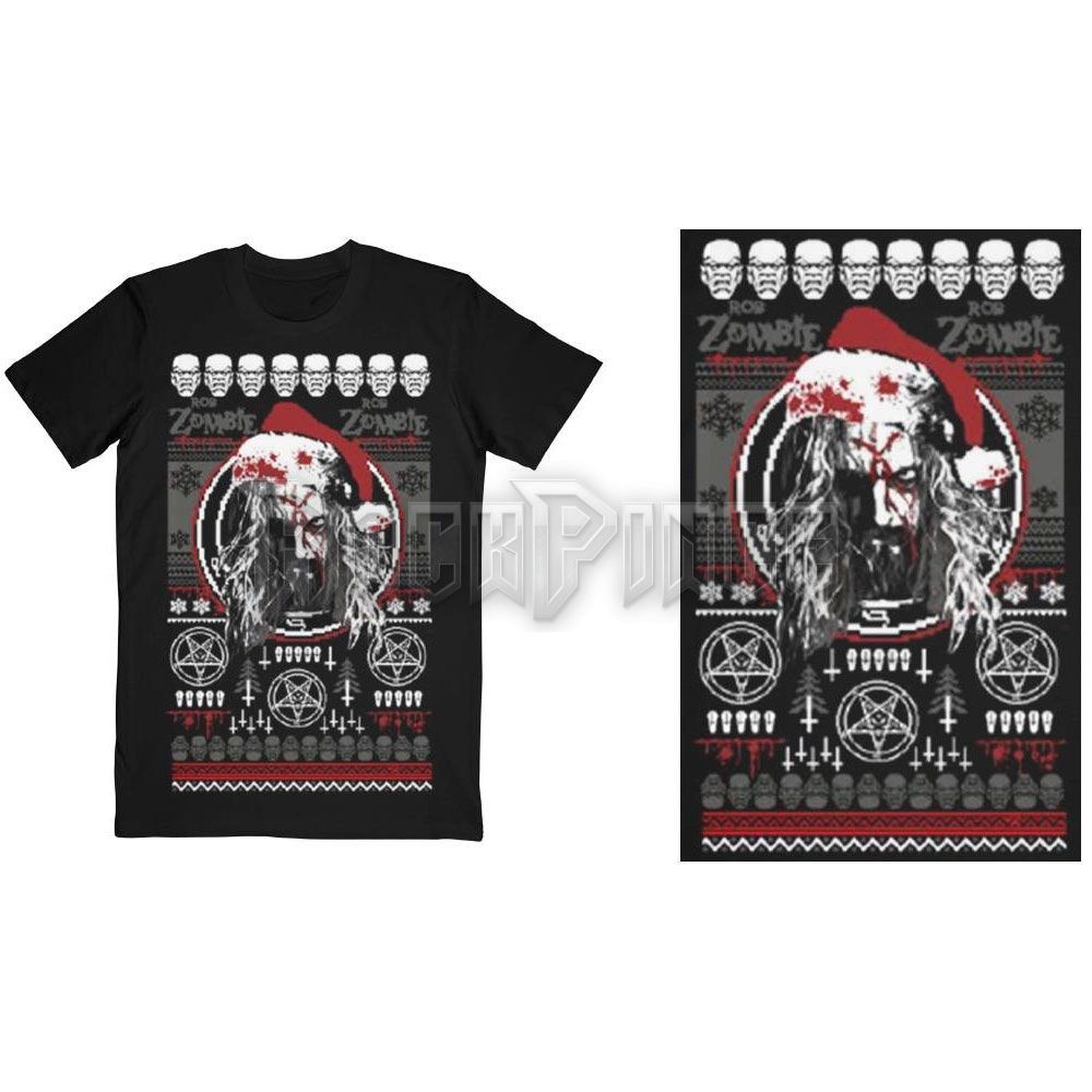 ROB ZOMBIE - BLOODY SANTA - unisex póló - RZTEE09MB