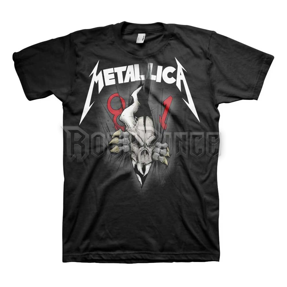 METALLICA - 40TH ANNIVERSARY RIPPER - unisex póló - METTS54MB / PHDMTLTSBRIP