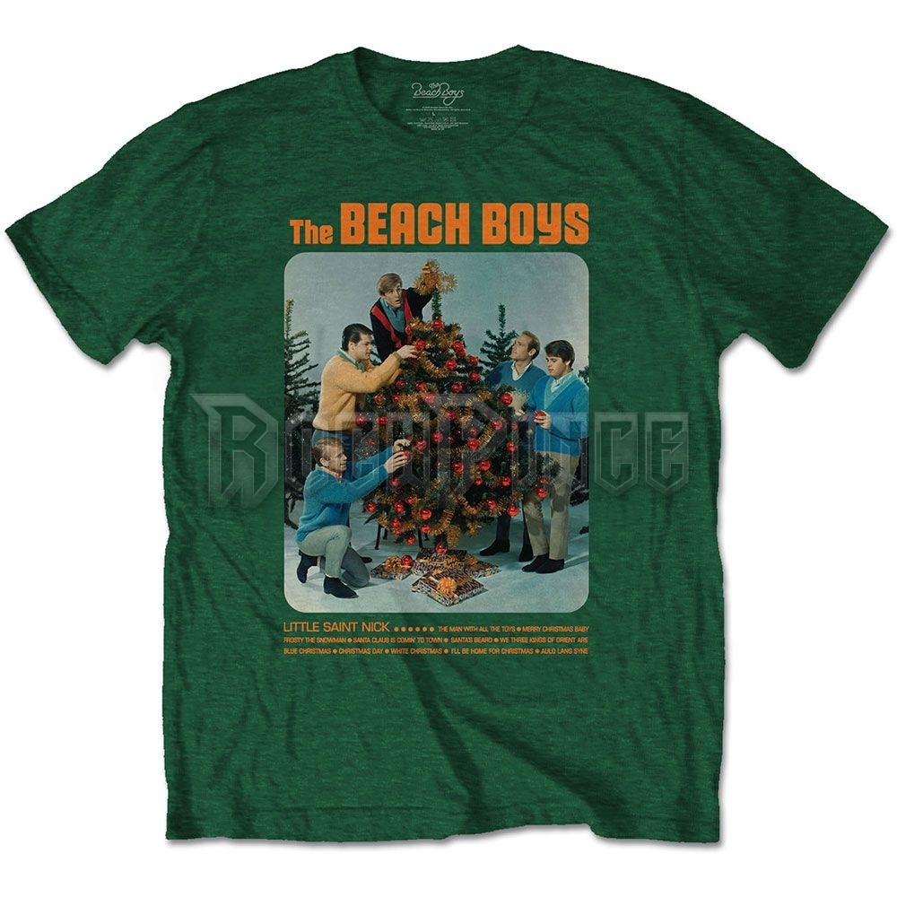 THE BEACH BOYS - XMAS ALBUM - unisex póló - BBTS13MGR