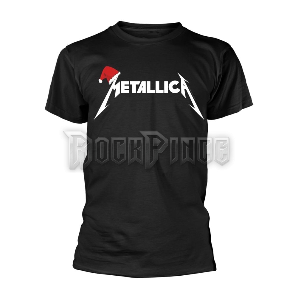 METALLICA - SANTA HAT LOGO - unisex póló - PHDMTLTSBSANTA