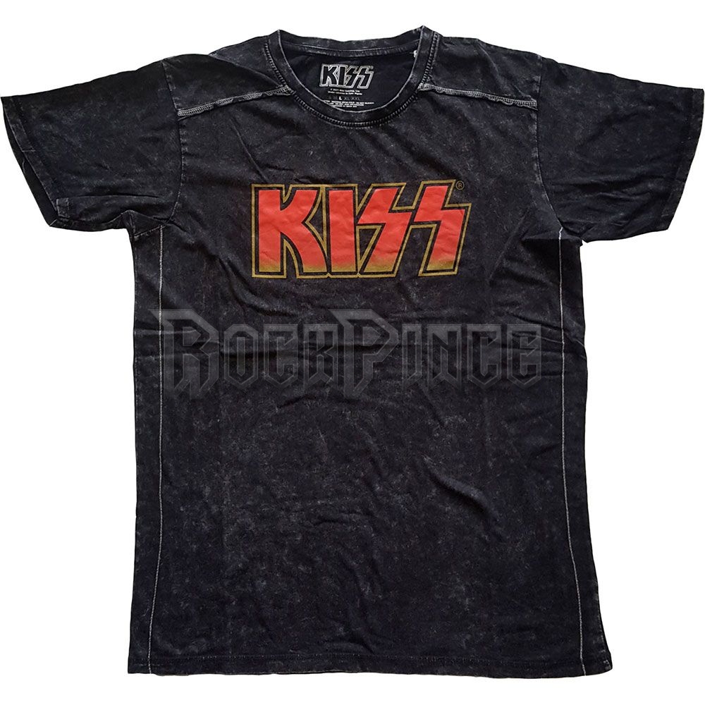 KISS - Classic Logo - unisex póló - KISSSWASH02MB