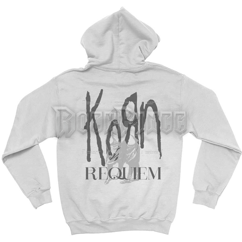 KORN - REQUIEM - unisex kapucnis pulóver - KORNHD15MW / PHD12812HSW