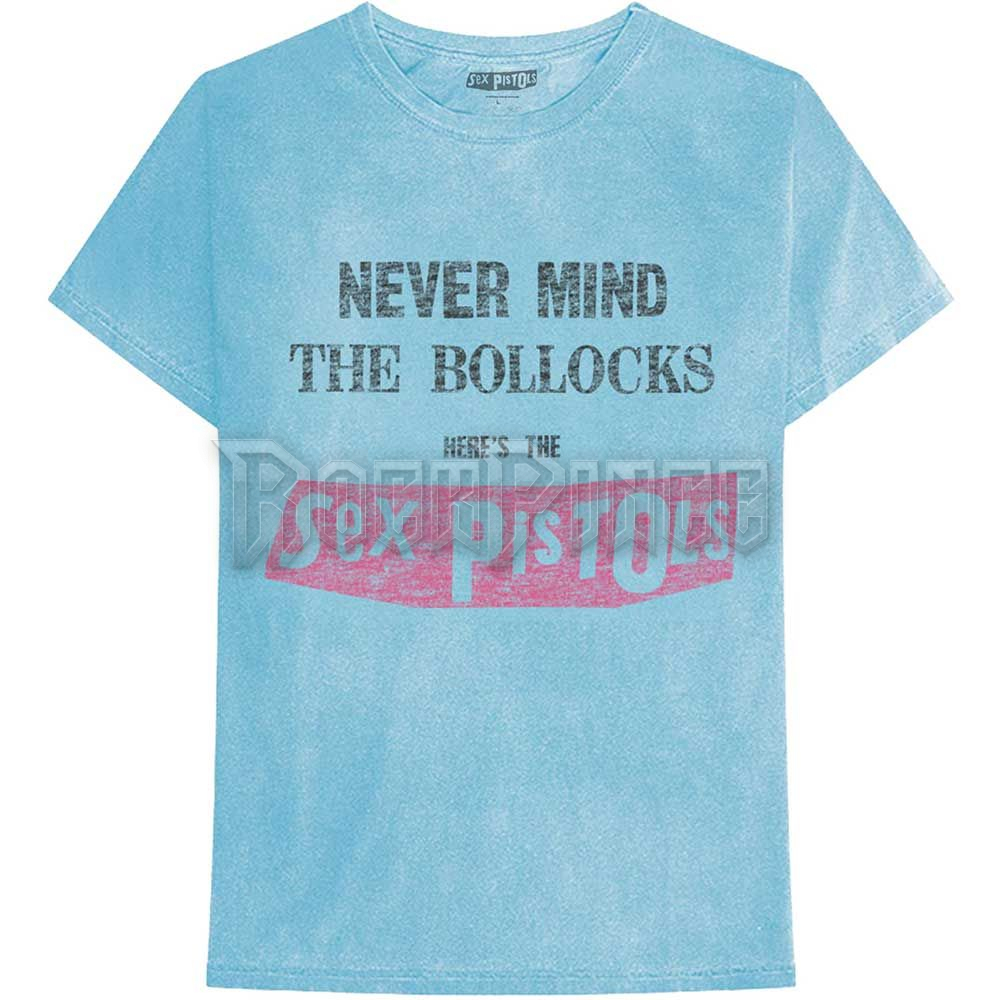 THE SEX PISTOLS - NEVER MIND THE BOLLOCKS DISTRESSED - unisex póló - SPTS34MDD