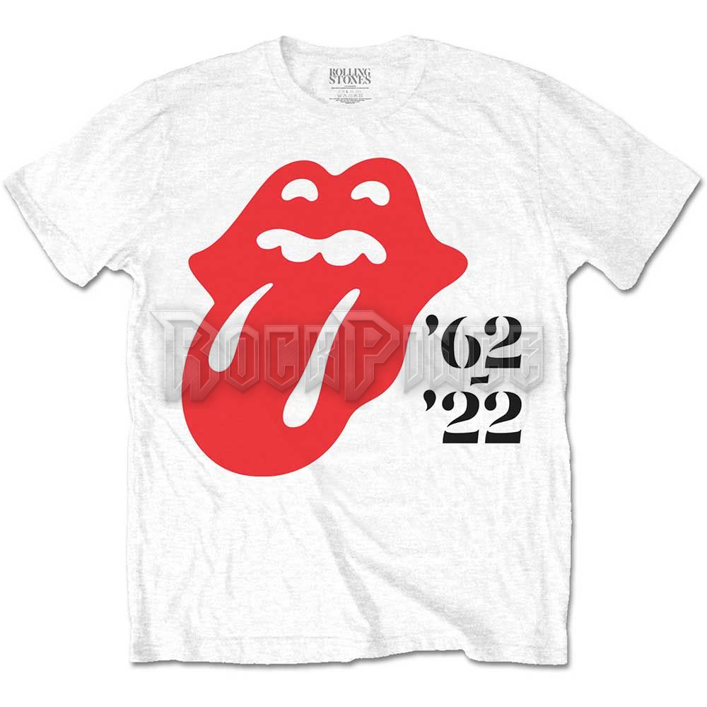 THE ROLLING STONES - SIXTY '62 - '22 - unisex póló - RSTS175MW