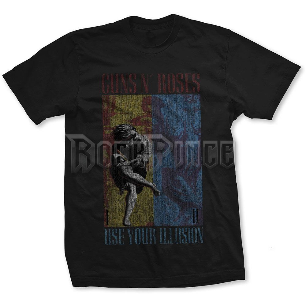 GUNS N' ROSES - USE YOUR ILLUSION - unisex póló - GNRTS51MB