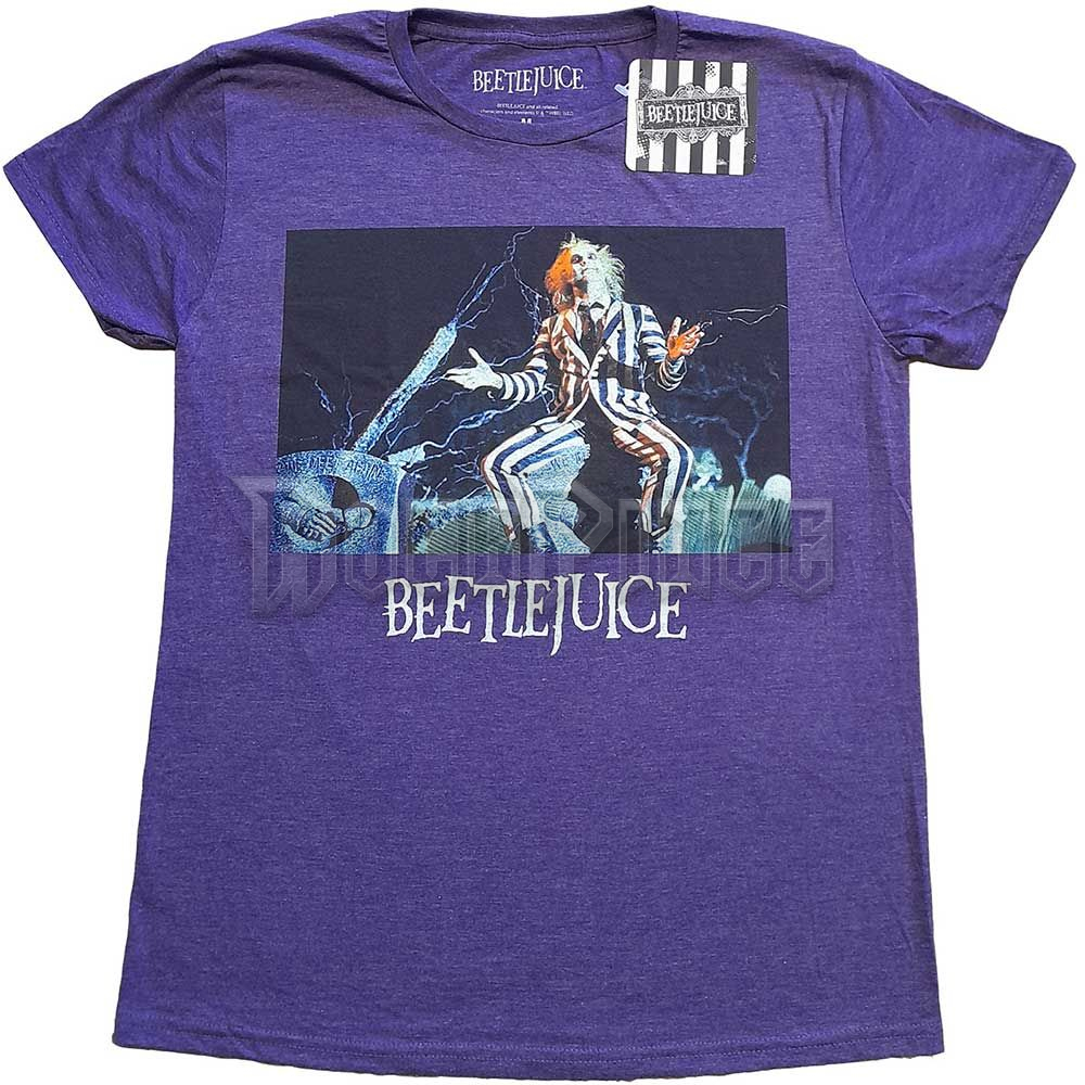 Beetlejuice - Sitting on a Tombstone - unisex póló - BTJTS03MPU