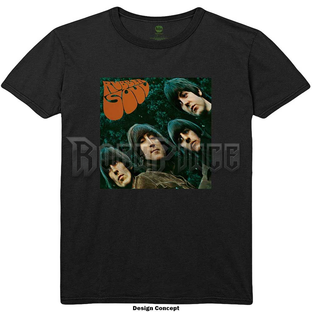 The Beatles - Rubber Soul Album Cover - unisex póló - BEATTEE455MB