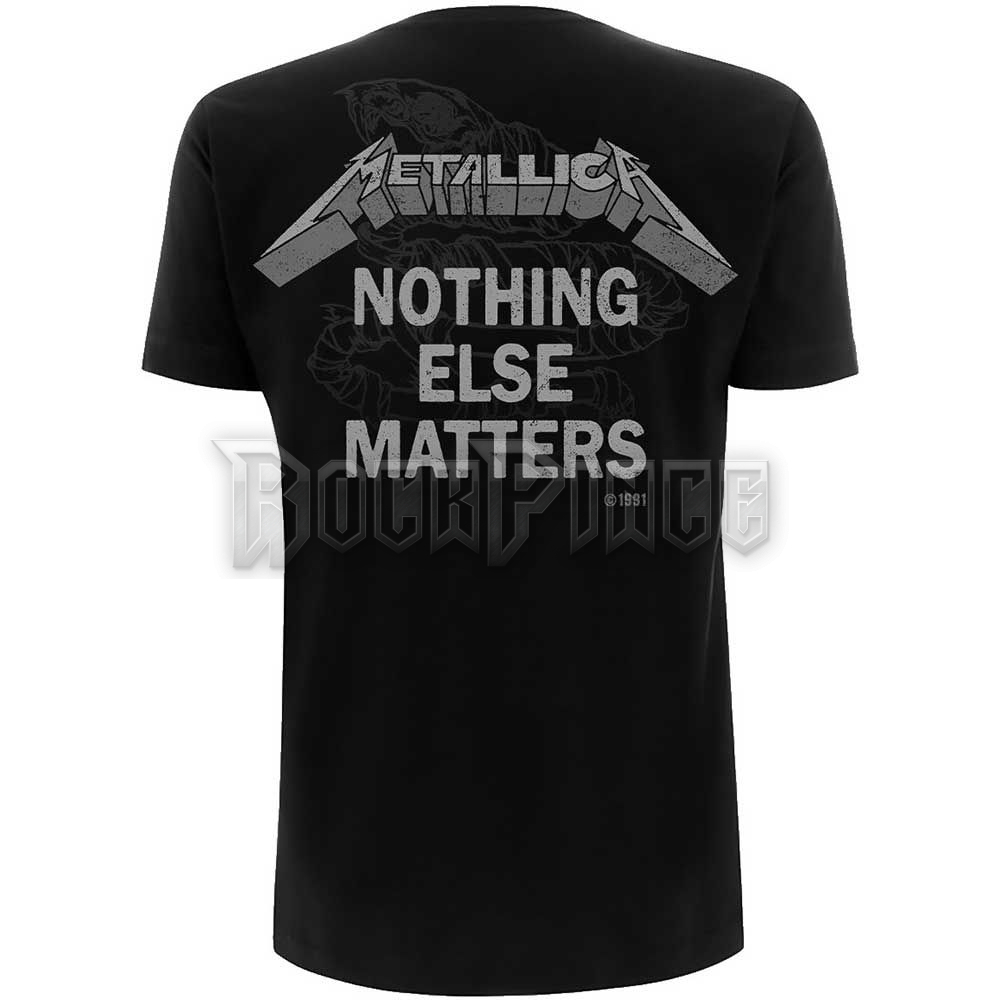 Metallica - Nothing Else Matters - unisex póló - METTS66MB / PHDMTLTSBNOTHING