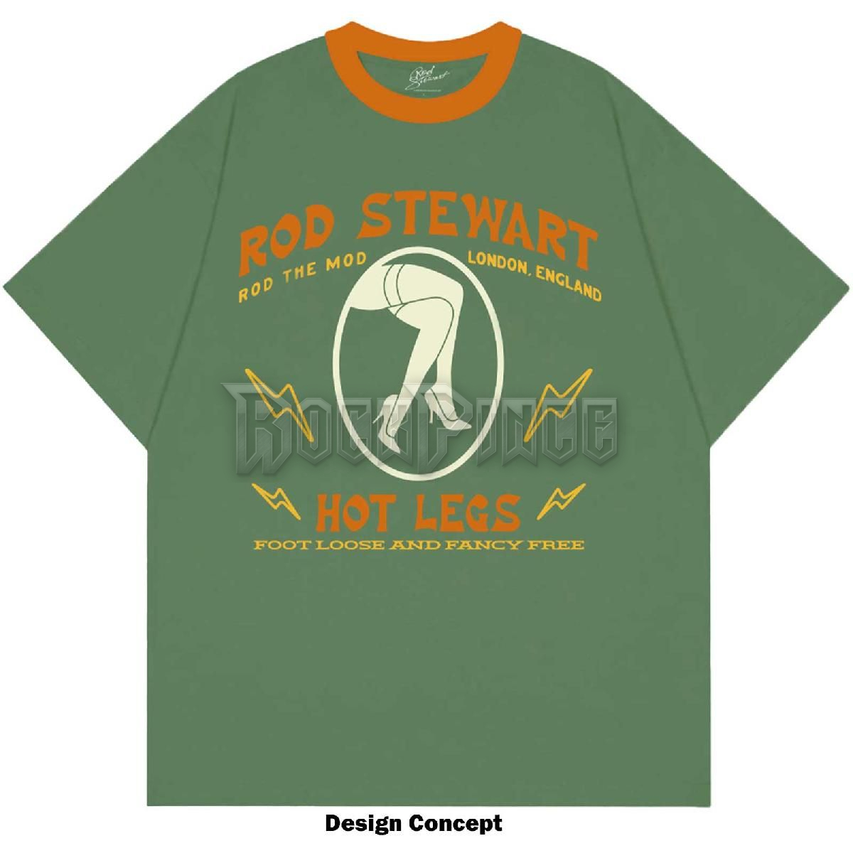 Rod Stewart - Hot Legs - unisex póló - RODTS13MGR