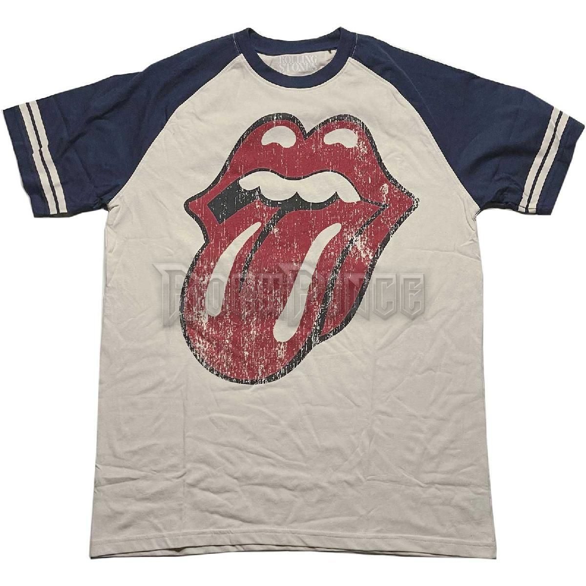 The Rolling Stones - Lick - unisex raglán ujjú póló - RSRL201MNATN