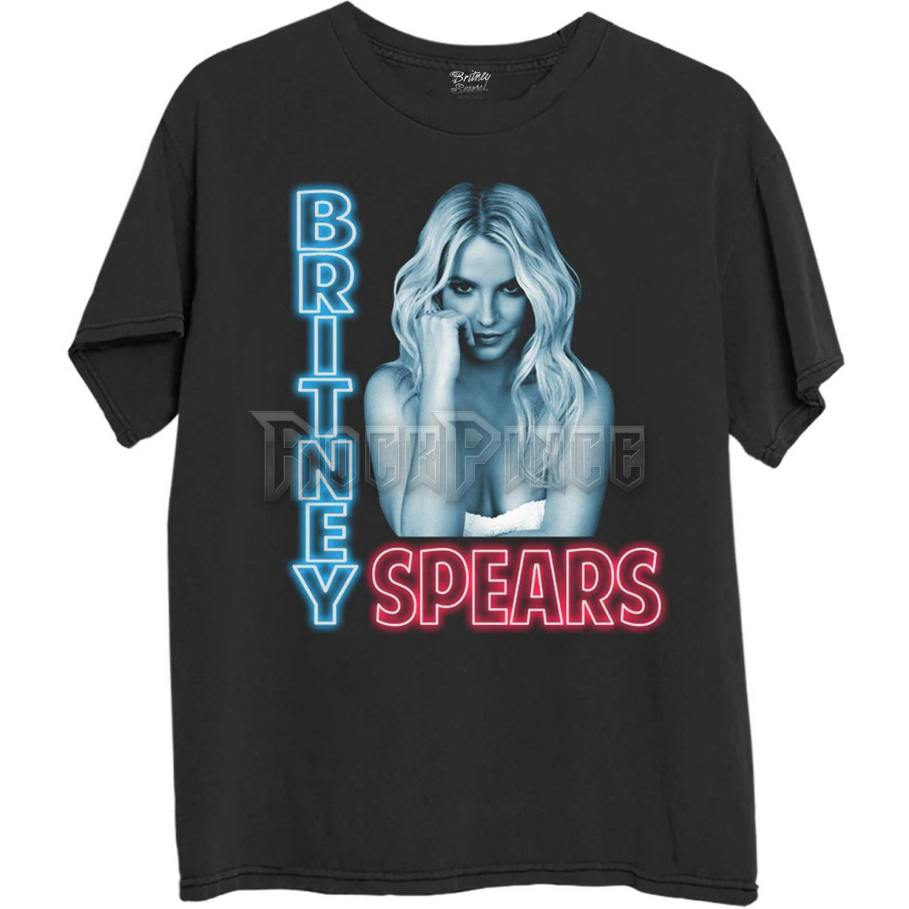 Britney Spears - Neon Light - unisex póló - BRITTS04MB