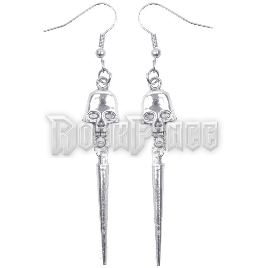 SKULL DAGGER EARRINGS - FÜLBEVALÓ - AER006