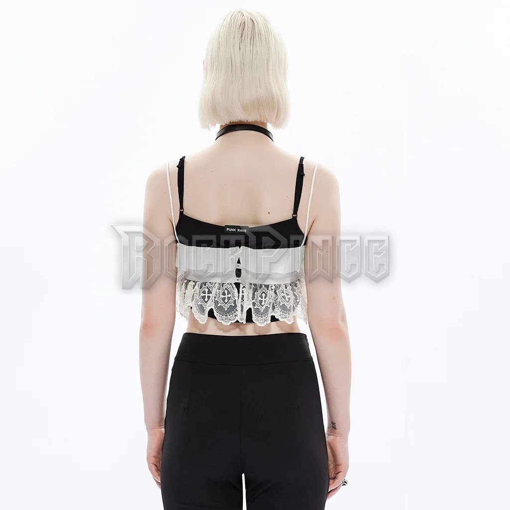 PEONY - crop top OPT-775DDF/WH