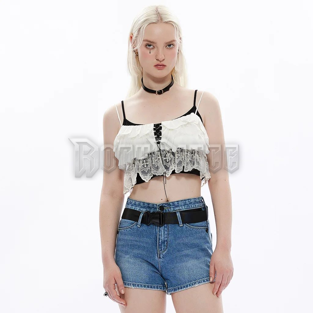 PEONY - crop top OPT-775DDF/WH