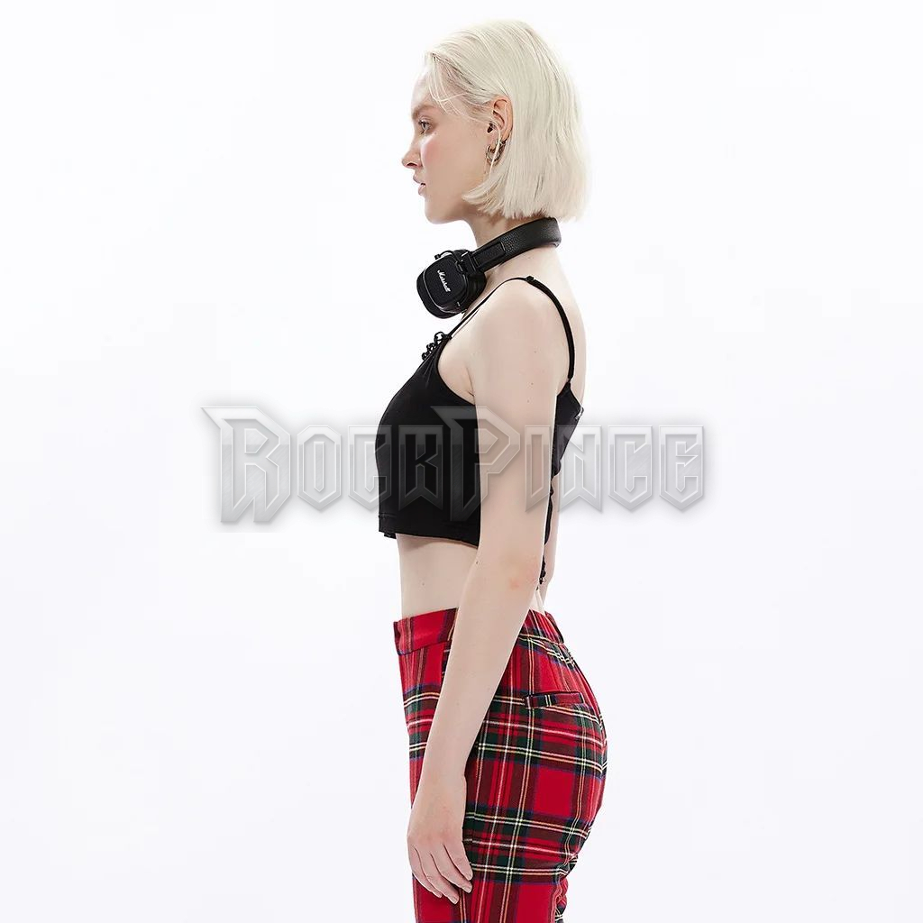 CHAIN REACTION - crop top OPT-778/BK