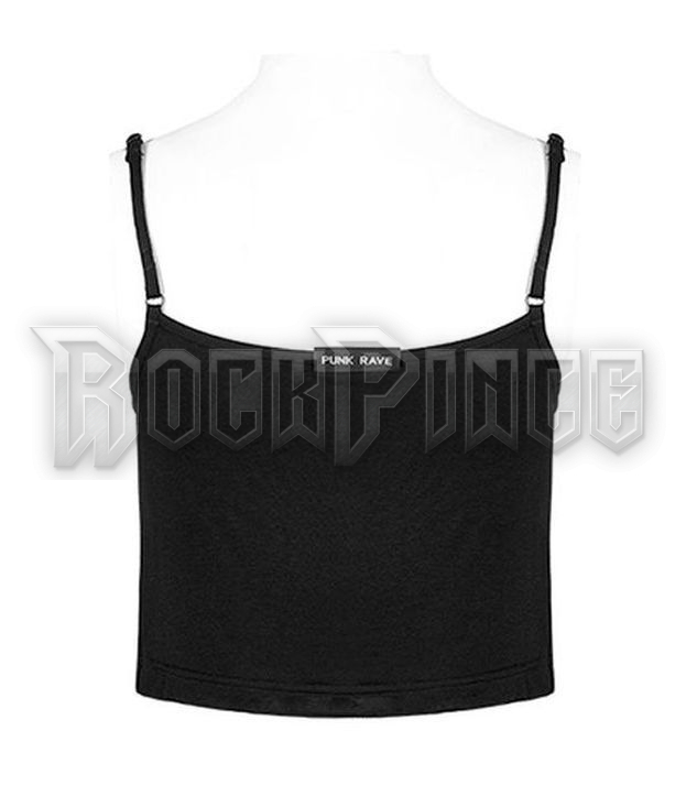 CHAIN REACTION - crop top OPT-778/BK