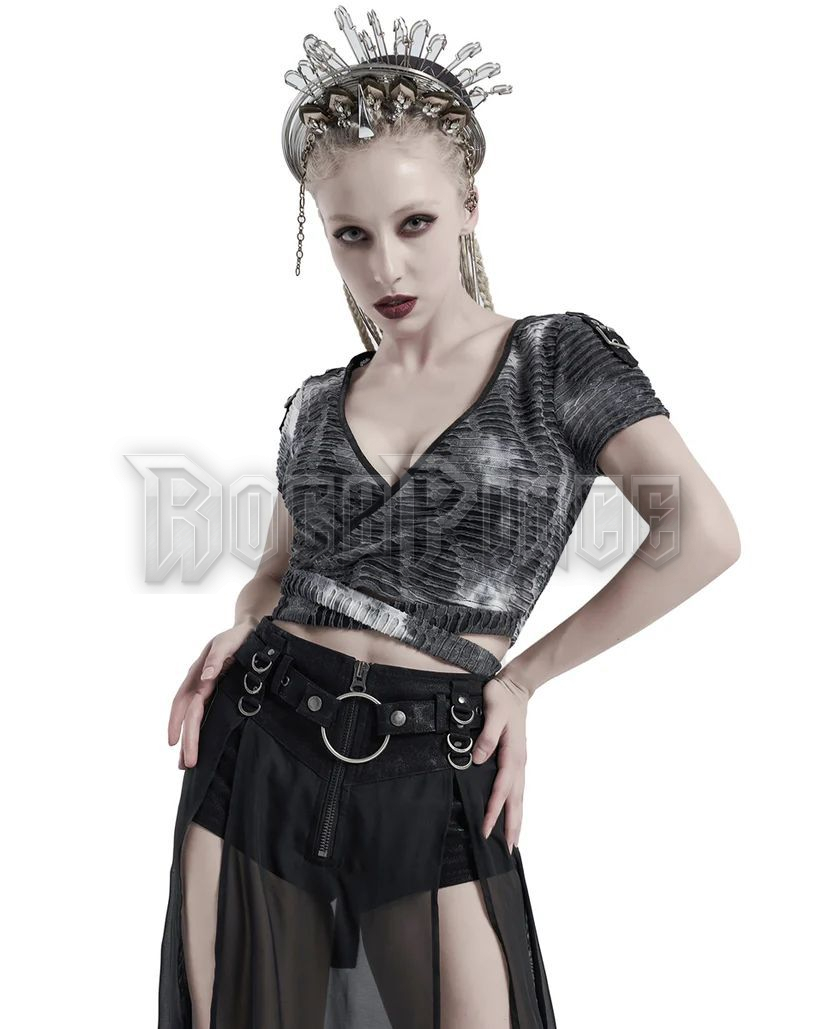 TERROR - crop top WT-647/BK-BL