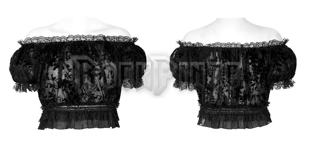 DARK PALACE - crop top WT-775/BK